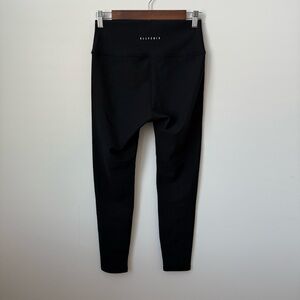 AllFenix Black Ribbed Leggings Size Large‎ 25” Inseam Anthropologie